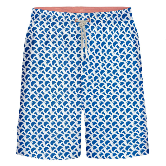 Bulk Custom Suppliers customize logo-printed casual classic beach pants suitable for men, drawstring summer golf shorts with Logo Embroidery - Manufacturer Qiandao