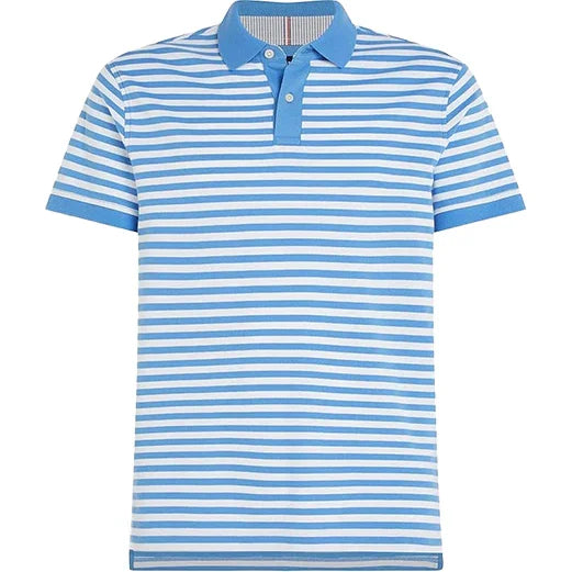 Bulk Custom Hot Selling Men's Striped for POLO Shirts Breathable Cotton Knitted Fabric Plus Size Design with Customizable Logo with Logo Embroidery - Manufacturer Qiandao