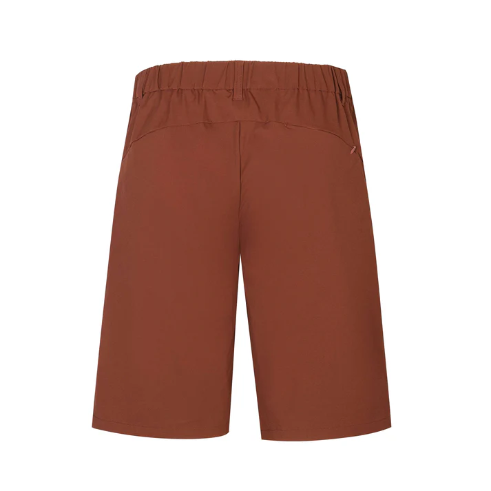 Vintage Brown - Red Casual Shorts