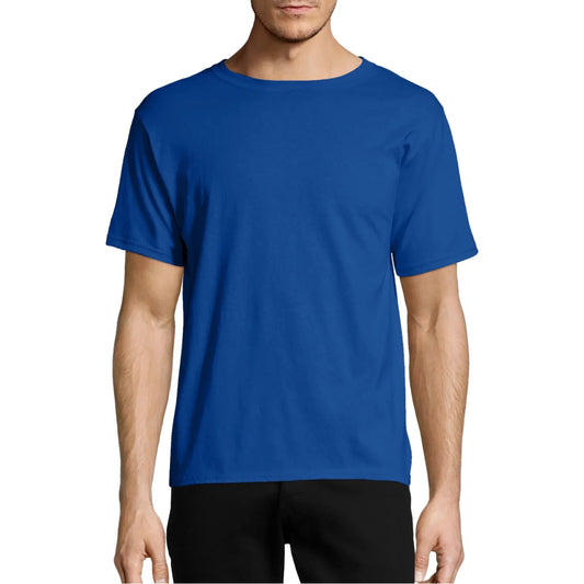 Bulk Custom Men's Cotton Bamboo Fiber T-Shirts Solid Pattern Knitted Fabric Custom Logo Silk Screen Printing Minimum Customizable Blank with Logo Embroidery - Manufacturer Qiandao