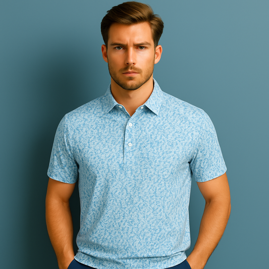 Custom logo Fashion Casual Digital Printed Golf Apparel Manufacturers Embroidery Polo Shirt Sample