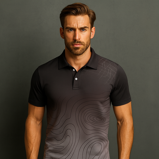 Custom Embroidery Enhanced Print Polo Sport Golf Shirt Short Sleeve Outdoor Sport Men's Golf Polo Shirts