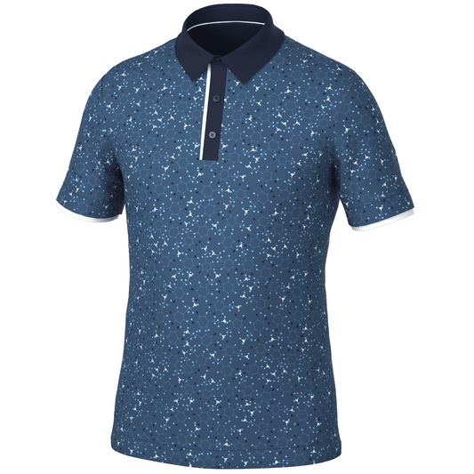 Custom High Quality Summer Men's Performance T-shirt Fast Drying Digital Printed Casual Golf Polo Shirt for Men