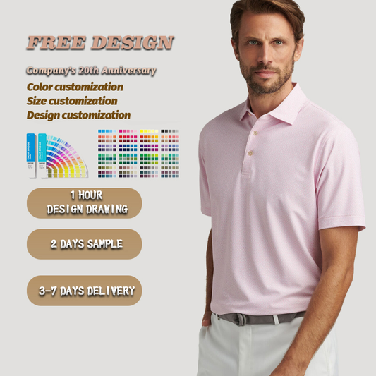Custom logo Embroidered Business Sublimation Sports 97 Polyester 3 Spandex Quick Dry Polo Shirt U.s. Size Golf Clothes for Men