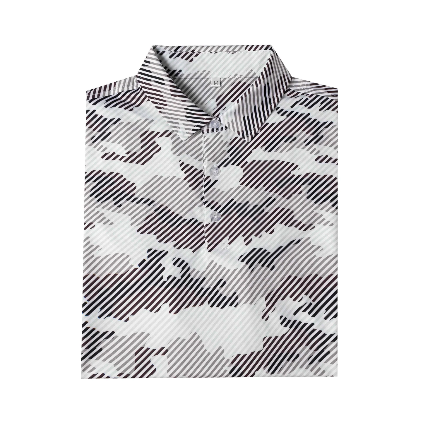 Striped Quick Dry Polo Shirt - Antimicrobial Slim Fit for Ultimate Comfort