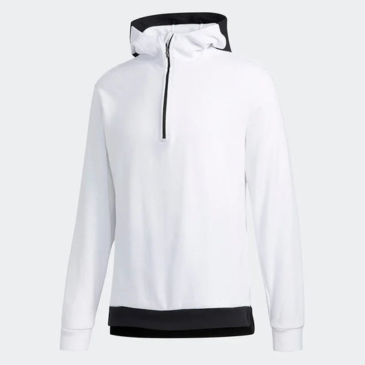Bulk Custom Custom Mens Pullover Light Weight Stretch Moisture Wicking 300 Gsm Sweatshirts Golf Quarter Zip Pullover Hoodies with Logo Embroidery - Manufacturer Qiandao