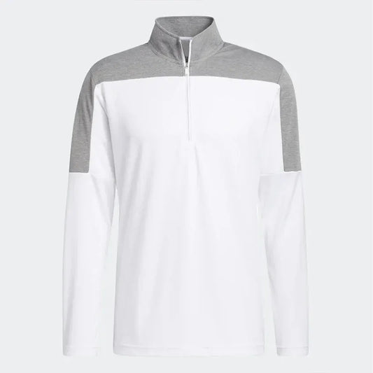 Bulk Custom Quarter 1/4 Zip Neck Golf Men Pullover Sweatshirt Grey Long Sleeve Color Custom Logo Size Customized Printed S-3XL with Logo Embroidery - Manufacturer Qiandao