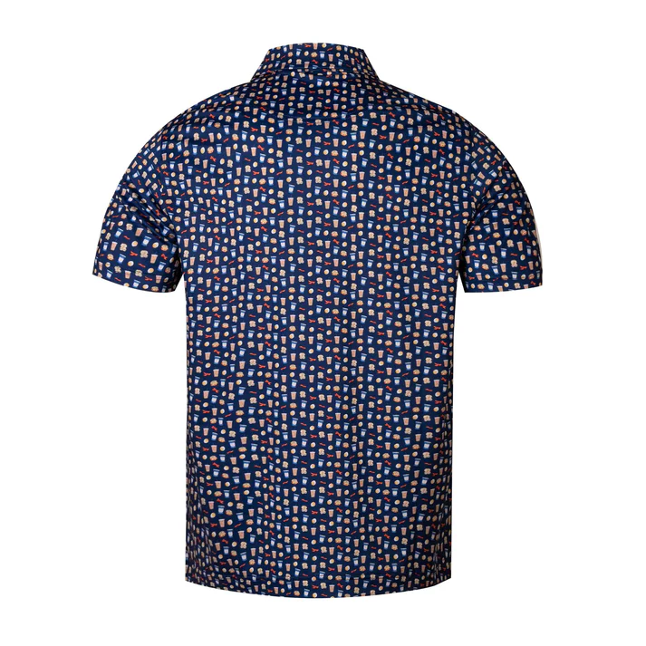 Gourmet Antimicrobial Polo Shirt for Men - Quick Dry Slim Fit Design