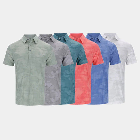 Bulk Custom Oem Custom Men's Polo Shirt Golf Fashion Milk Silk Digital Print Polo Shirt T-shirt for Men with Logo Embroidery - Manufacturer Qiandao