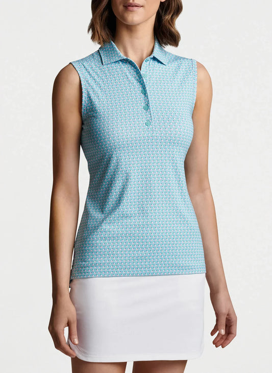 Bulk Custom Custom logo High Quality Stretch Elastic High Quality Sleeveless Golf Apparel Collarless Shirt Women's Golf Polo Shirts with Logo Embroidery - Manufacturer Qiandao