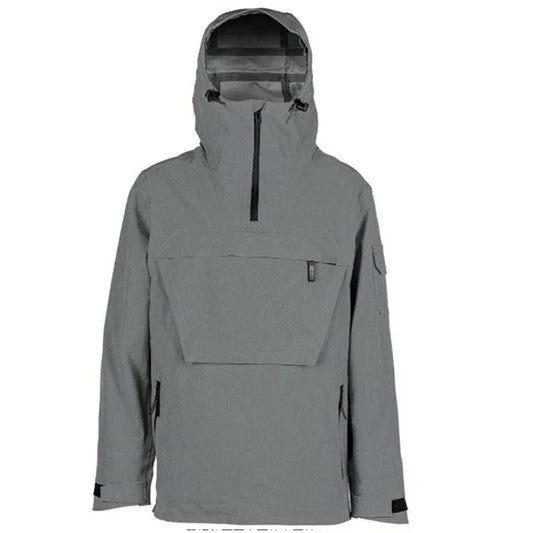 Bulk Custom Custom logo Patterns High Quality Oversize Woven Waterproof Quarter Zip Pullover Hoodie for Men with Logo Embroidery - Manufacturer Qiandao