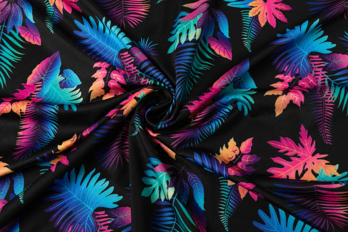 Colorful Tropical Polo Shirt - Antimicrobial Quick Dry Slim Fit