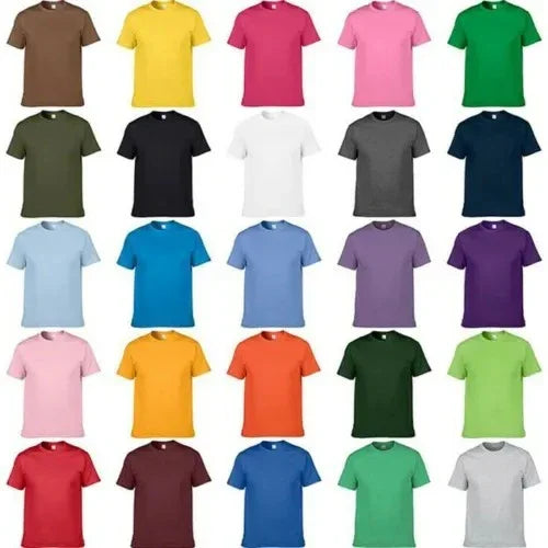 Bulk Custom Custom Summer Men's Cotton Crew-neck T-shirt Men's and Women's Basic Solid Color Fashion Top Label Print with Logo Embroidery - Manufacturer Qiandao