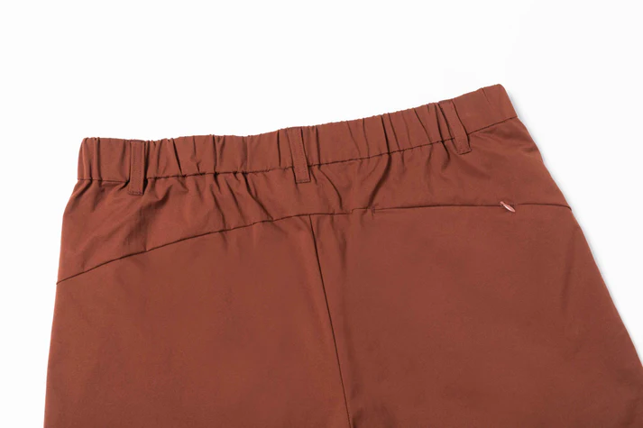 Vintage Brown - Red Casual Shorts