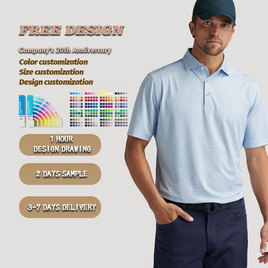 Custom Embroidered logo Travel Outdoor Anti-shrink Work Business Casual Premium Oversized Boxy Rib Knitted Polo Golf Shirts