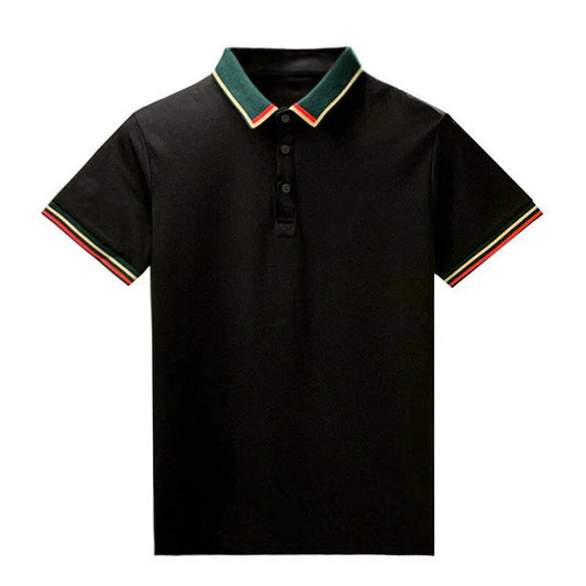 Bulk Custom Custom Logo Everyday Comfortable Soft Men'S Cotton Bamboo Fiber Breathable Sports Casual POLO T-Shirt with Logo Embroidery - Manufacturer Qiandao
