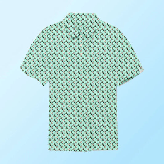 Bulk Custom Oem Moisture Wicking Digital Print Knit Athletic Spoiler Custom Embroidery Logo Unisex Oversized T-shirt Golf Polos with Logo Embroidery - Manufacturer Qiandao