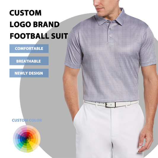 Custom logo Golf Clothing Quick Dry Slim Fit Knit Sublimation Performance Submilated Designs Golf Polo Golfers t Shirts