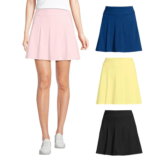 Bulk Custom Custom-made high-quality ladies' breathable new summer short casual-style embroidered campus golf and tennis sport skirts with Logo Embroidery - Manufacturer Qiandao