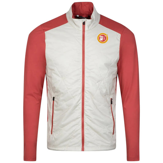 Bulk Custom 2025 High Quality Customization Waterproof Rain Print logo 100% Polyester Warm Sports Men Performance Outdoor Golf Jacket with Logo Embroidery - Manufacturer Qiandao