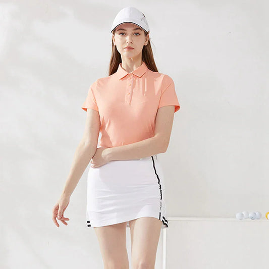 Bulk Custom 2022 New Custom Design Women Golf Polo Shirt Lady Manufacturer Apparel Embroidered Logo Sport Golf Wear Polo Shirts with Logo Embroidery - Manufacturer Qiandao