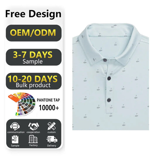 Bulk Custom Custom Tshirts with Custom Label Embroidered Logo Spandex Polyester Luxury 4 Way Stretch Casual Light pink Golf Shirt Polos with Logo Embroidery - Manufacturer Qiandao