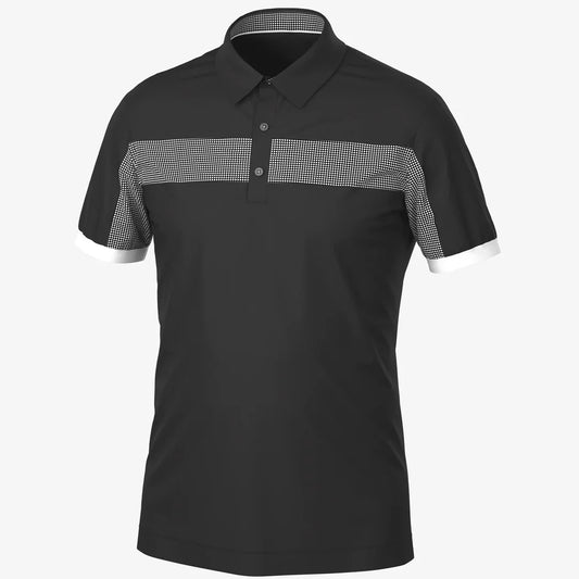 Bulk Custom Oem Custom Men's Short Sleeve T-shirt High Quality logo Performance Full Printed Golf Polo Shirts for Men with Logo Embroidery - Manufacturer Qiandao
