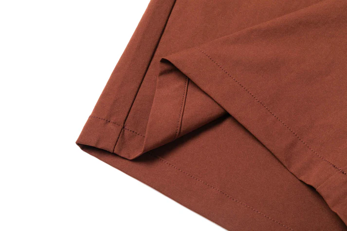 Vintage Brown - Red Casual Shorts