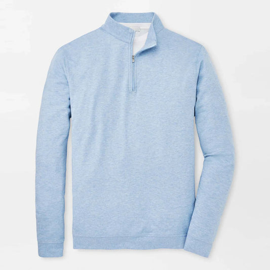 Bulk Custom Custom Logo High Quality Luxury Blank Fleece 1/4 Zip Collar Quarter Zip Pullover Knit Golf Men's Sweaters Sweatshirt with Logo Embroidery - Manufacturer Qiandao