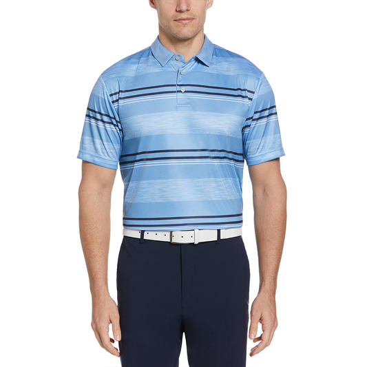 OEM Custom Made Men's Luxury T-shirts 94% Polyester 6% Spandex Embroidered for Polo Golf Clothes with Printed Pattern Knitted