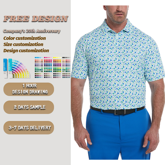 Design Running Shirt Dry Fit Pattern Short Sleeve Performance Logo Customisable 96 Polyester 4 Spandex Shirts Golf Polos