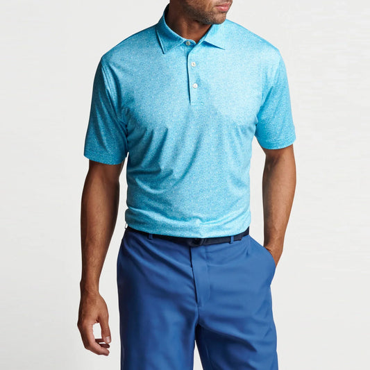 Bulk Custom Custom Logo Embroidery Button Down Collar Polyester Spandex Polo Spf 50 Golf Polo Shirts with Logo Embroidery - Manufacturer Qiandao