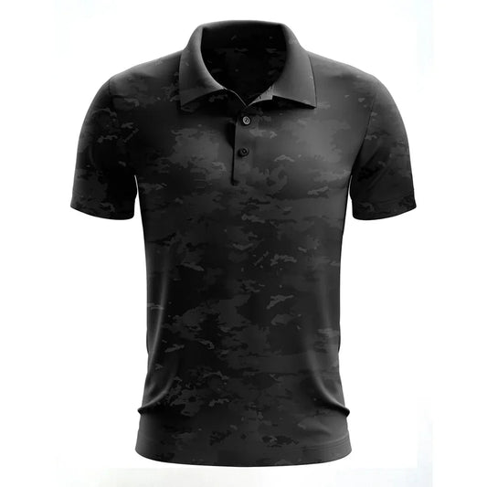 Bulk Custom Custom logo Quick Dry Slim Fit Knit Sublimation Performance Camo Print Mens Polo Shirts Submilated Designs Golf Polo T-shirt with Logo Embroidery - Manufacturer Qiandao