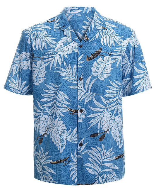 Bulk Custom OEM Summer Men's Casual and Comfortable Floral Custom Printed Pattern Beach Loose Short Sleeved Men's Hawaiian Shirt with Logo Embroidery - Manufacturer Qiandao