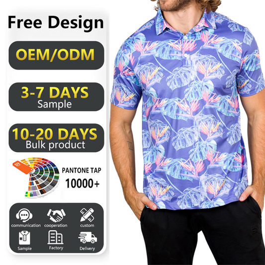 Custom Summer New Men's Hollow Short-sleeved Polo Shirt Ice Silk Breathable Business Fashion T-shirt Male Clothes Golf Wear