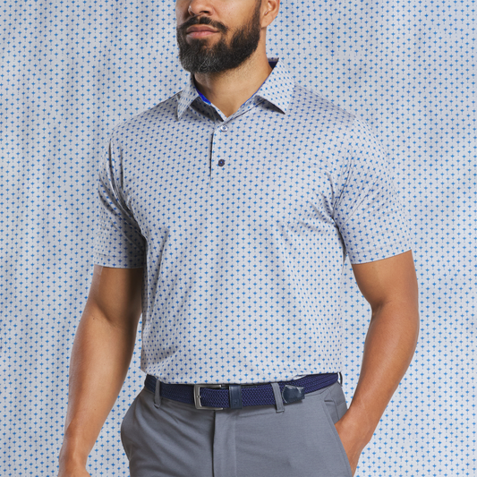 Custom Logo Sublimation Ryder Cup Trophy Lisle Print Personalised High Quality 100 Bamboo Golf Polo t Shirts