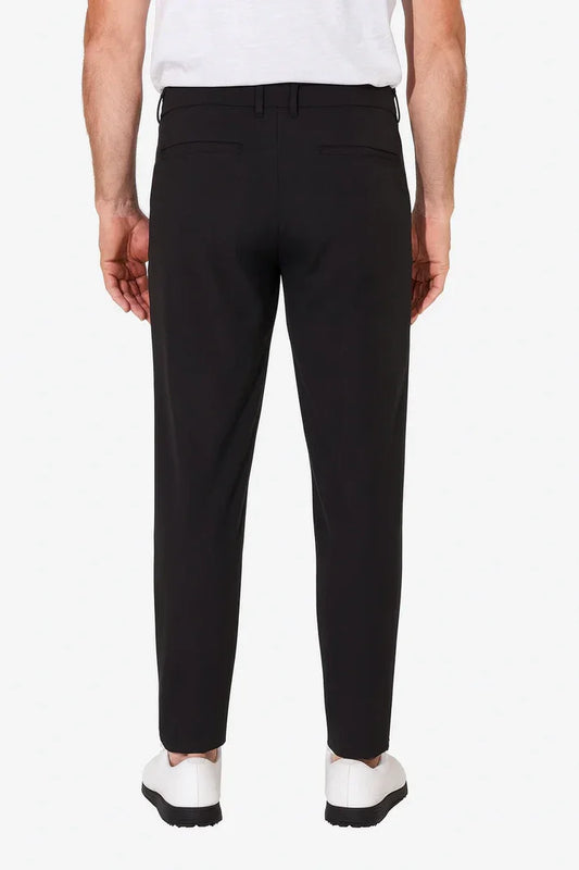 Bulk Custom Navy Blue Trousers with Contrast - Colored Waistband with Logo Embroidery - Manufacturer Qiandao