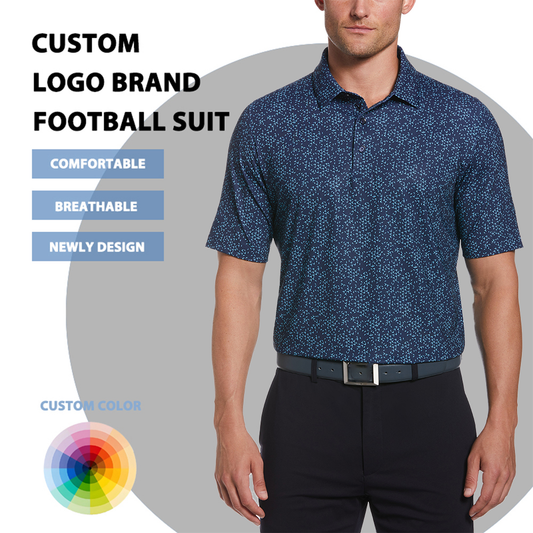 Quick Dry Slim Fit Knit Sublimation Performance Print Designs Custom Polo Shirts with Embroidery logo for Work