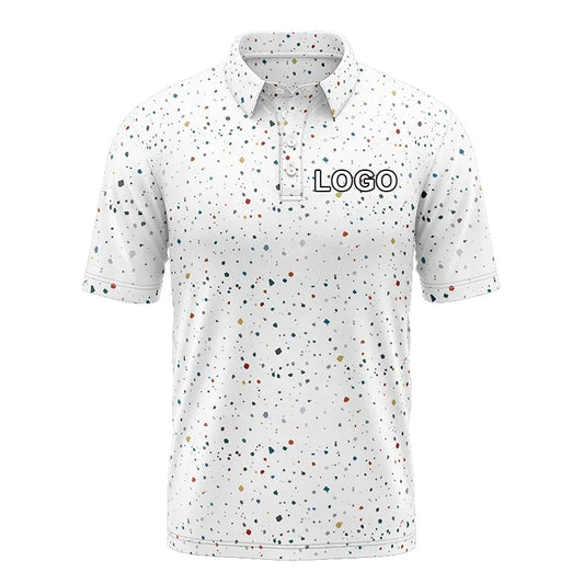 Bulk Custom Custom logo Embroidered 92% Polyester 8% Spandex Luxury Performance Golf Tshirts High Quantity Polo Shirt with Logo Embroidery - Manufacturer Qiandao