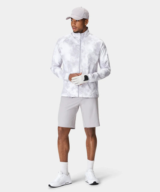 Bulk Custom Custom Full Zip Lightweight 100% Polyester Waterproof Windbreaker Athletic Sport 4-way Stretch Tie Dye Wind Golf Jacket for Men with Logo Embroidery - Manufacturer Qiandao