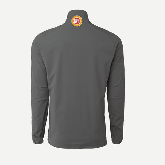 Bulk Custom 2025 Plus Size Lightweight Windbreaker Golf Jacket Custom Logo Fashion Performance Polyester Waterproof Stand Collar Coated with Logo Embroidery - Manufacturer Qiandao