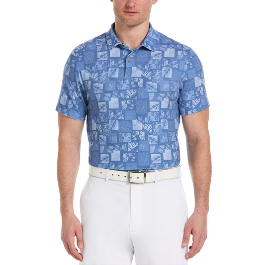 Luxury Navy for Polo Shirt for Men 4 Way Stretch Casual Light 3D Printed Spandex Polyester Customisable Knitted Golf