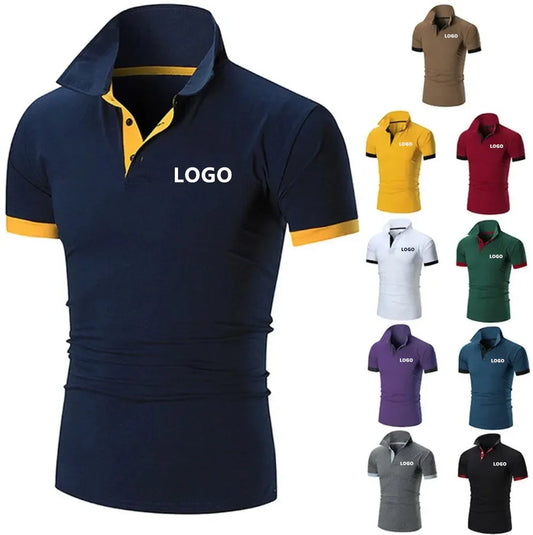 Bulk Custom Polyester Cotton Dryfit Short Sleeve Polo T Shirt Custom Logo Embroidery Plain Golf Polo Shirts for Men with Logo Embroidery - Manufacturer Qiandao
