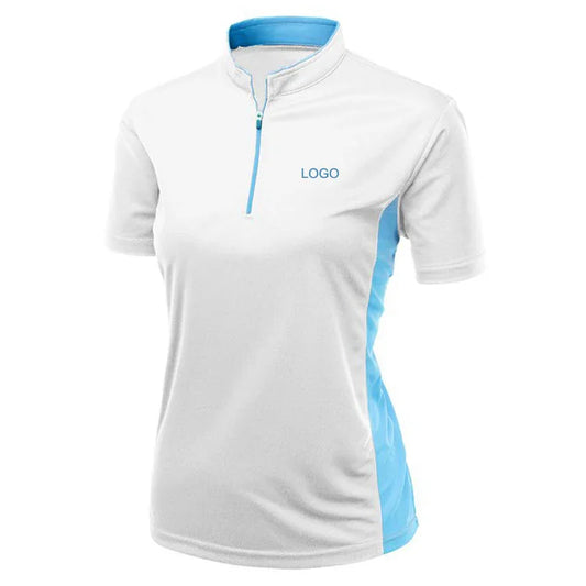 Bulk Custom Custom LOGO Loose Breathable Golf Women Golf 1/4 Zip Pullover Quarter Zip Sun protection Athletic Wear Sweatshirt with Logo Embroidery - Manufacturer Qiandao