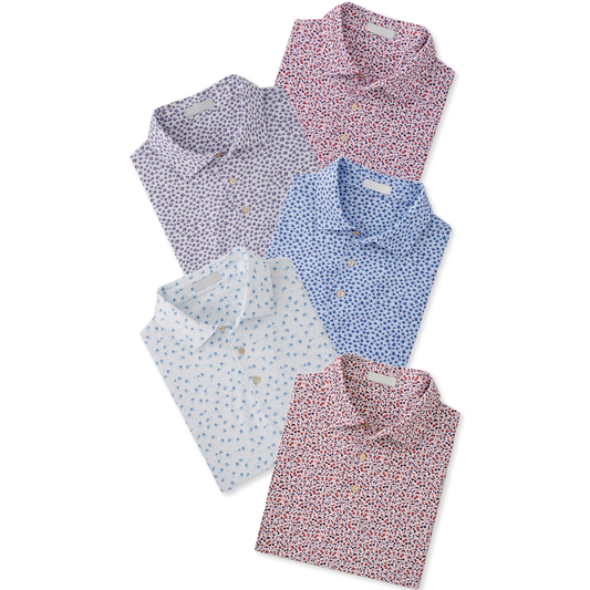 OEM Print Sublimation Embroidery Quick Dry Slim Fit Custom logo Writing All Over Golf Shirts Polos