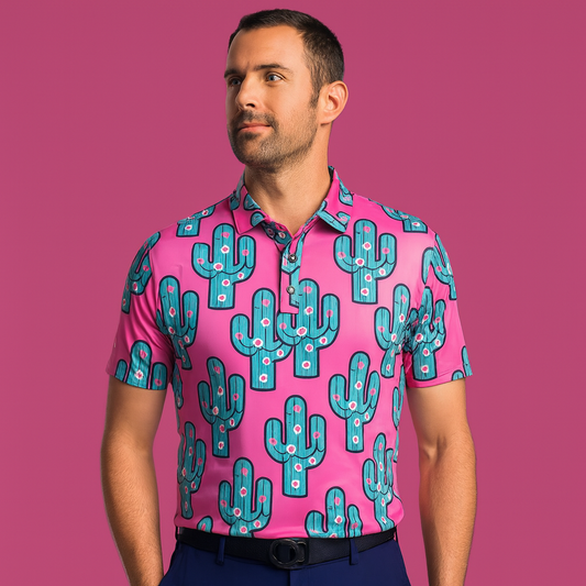 Custom logo Stylish Men Golf Polo Shirt Collar Dry Quick Polyester Breathable Sublimation Print Polo Golf T-shirt for Men
