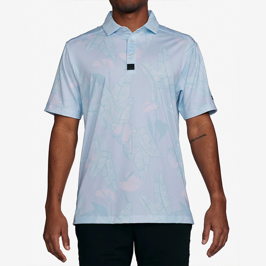 Custom Logo Performance Moisture Wicking Dry Fit Golf Apparel Washed Letter Printed Plus Size Men's Polo Shirt