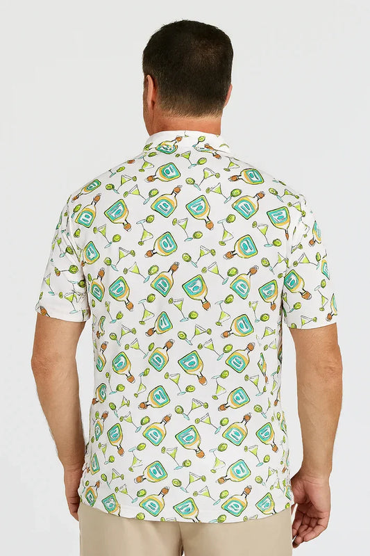 Bulk Custom Tequila Drinkware Polo Shirt - Antimicrobial Quick Dry Slim Fit with Themed Pattern with Logo Embroidery - Manufacturer Qiandao