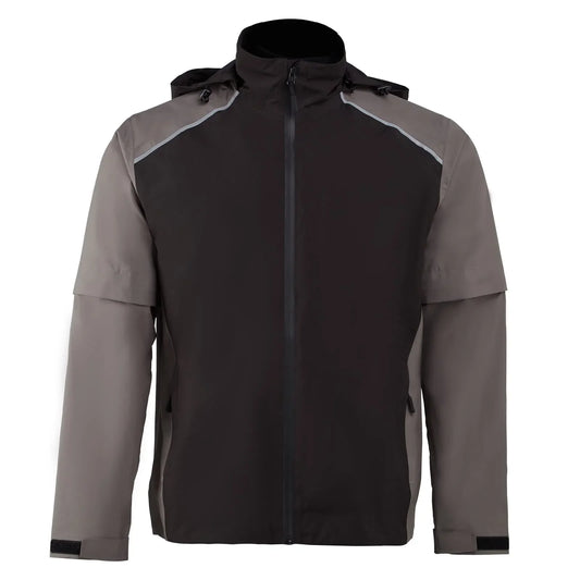 Bulk Custom Custom 4-Way Stretch Rain Waterproof Lightweight Track Running Hiking Cycling Fishing Travel Golf Windbreaker Jackets for Men with Logo Embroidery - Manufacturer Qiandao