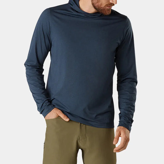 Bulk Custom Custom Long Sleeve With Finger Ringing Light Weight Sport Golf Hoodies with Logo Embroidery - Manufacturer Qiandao